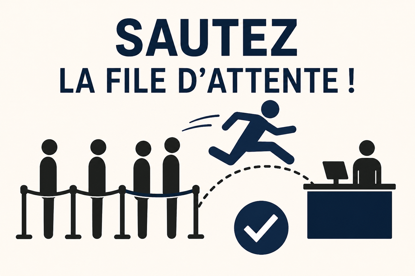 Sautez la file d'attente