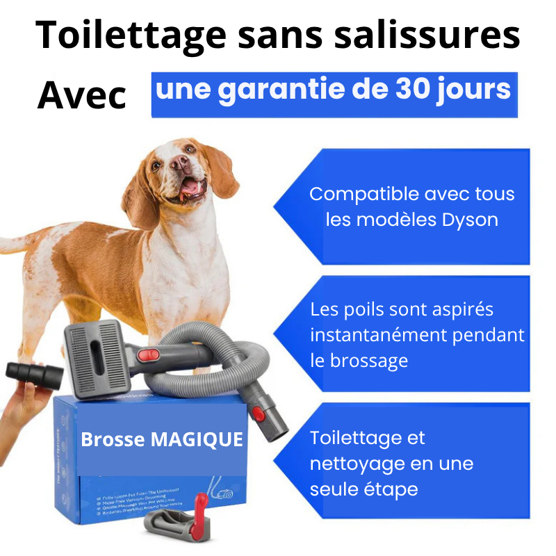 PetClean Pro™ – Brosse Aspirateur pour Chiens